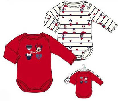 Дисни Мини  Бебе Тялоsuit, combo рокля комплект от две части