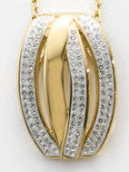 Виктория G -coloчервен бял stone pendant