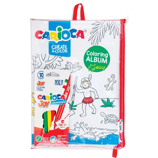 Комплект за оцветяване и флумастери - Забавление и творчески игри