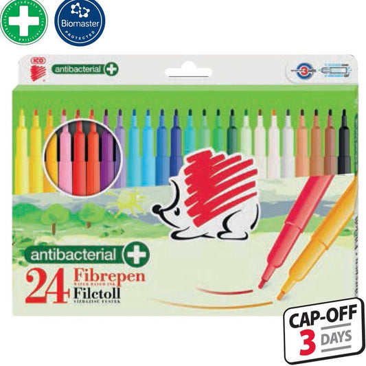 Антибактериални флумастери ICO - Ученически пособия и арт материали