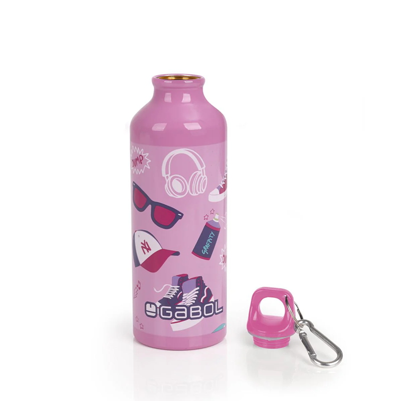Aluminieva butilka za voda Gabol - Detski aksesoari za uchilishte