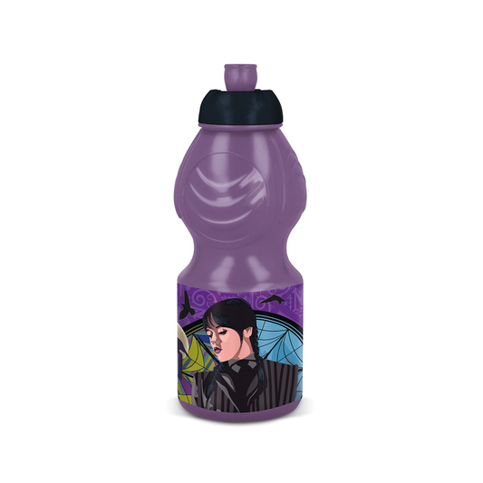 Спортно шише бутилка за вода Wednesday Addams Семейство Адамс - Детски аксесоари за градина и училище