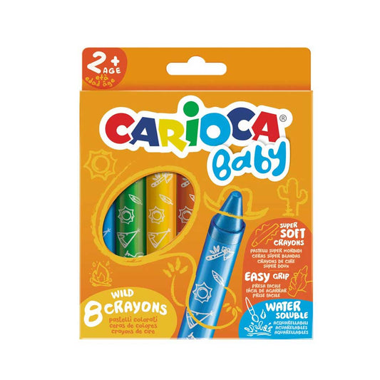 Акварелни пастели бебе Carioca Baby - Ученически пособия и арт материали за оцветяване и рисуване