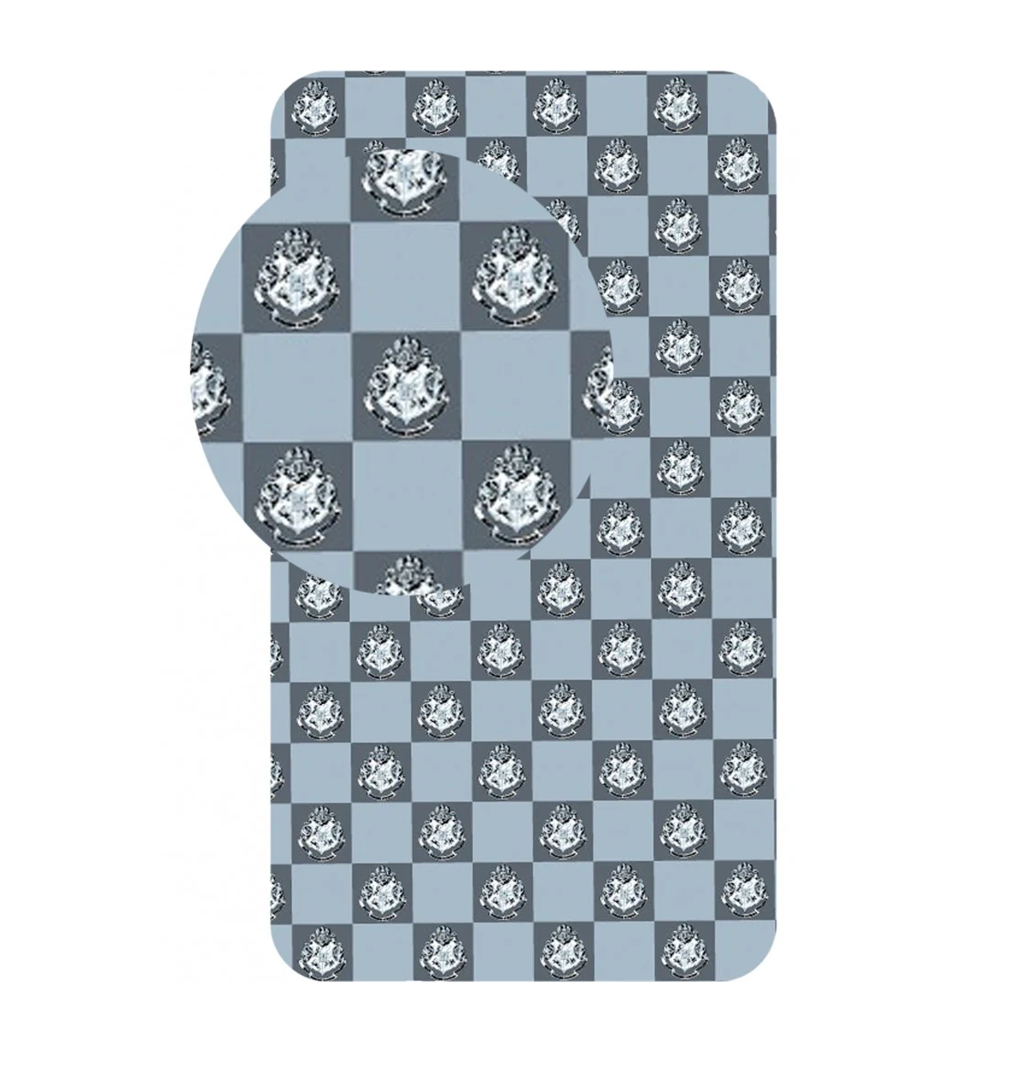 Чаршаф с ластик Хари Потър - Детско сплано бельо за единично легло