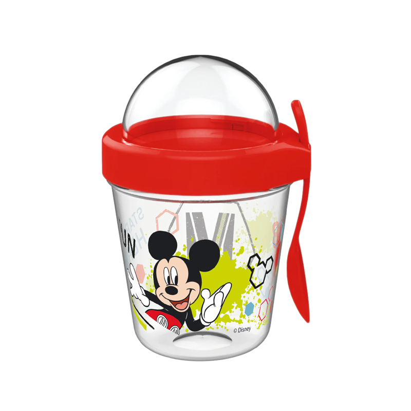 Чаша с лъжичка за закуска храна Мики Маус Mickey Mouse Disney - Детски аксесоари за хранене