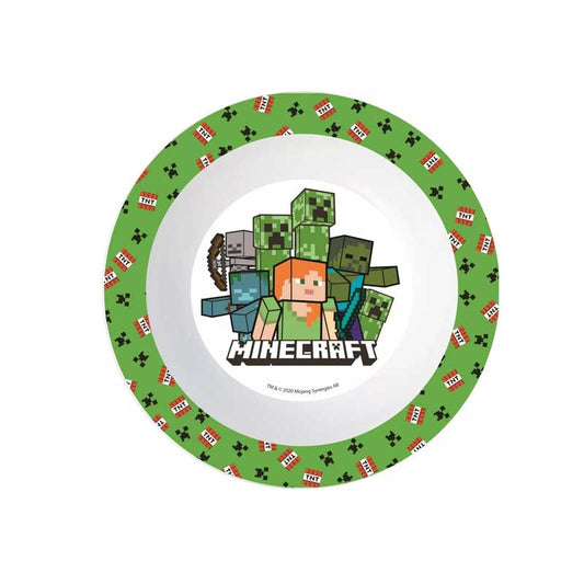 Пластмасова дълбока чиния Майнкрафт - Детски аксесоари и прибори за хранене Minecraft