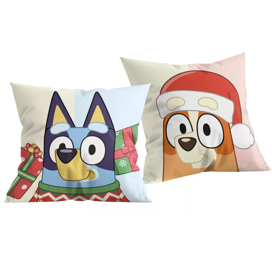 Коледна възглавница Блуи Bluey - Декораривни възглавници и аксесоари за детска стая