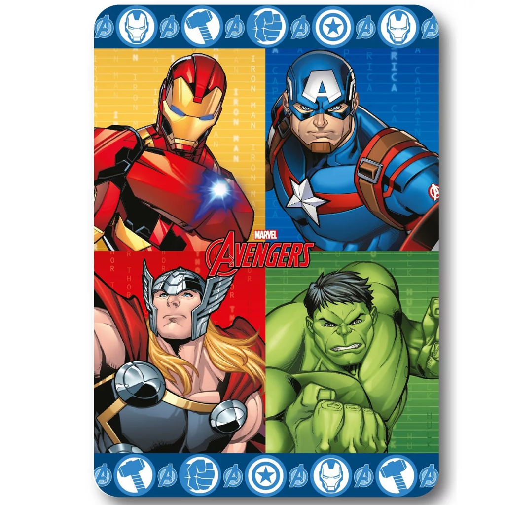 Детско одеяло Авенджърс Avengers - Домашен текстил и аксесоари за детска стая