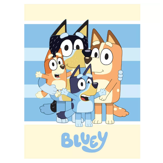 Поларено Одеяло Блуи - Домашен текстил и аксесоари за детска стая Bluey