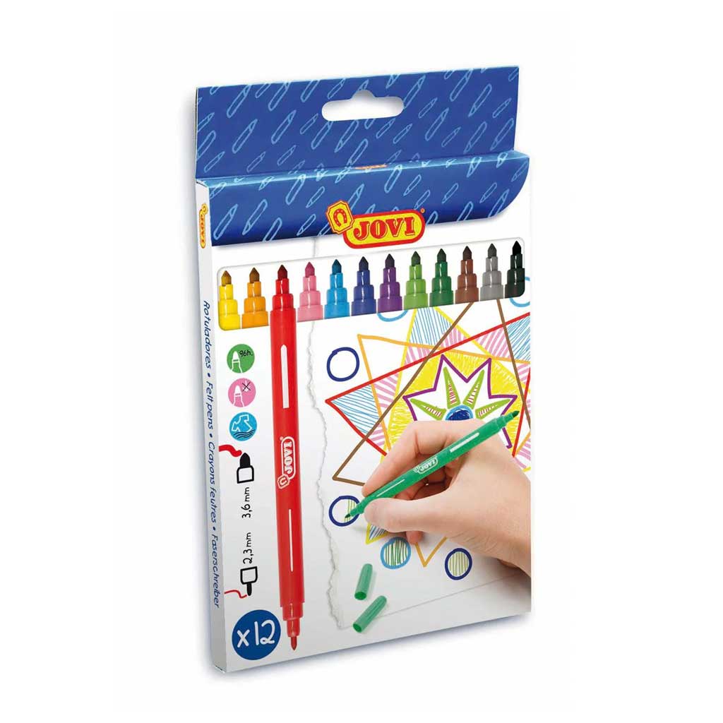 Двувърхи детски флумастери - Ученически пособия и арт материали