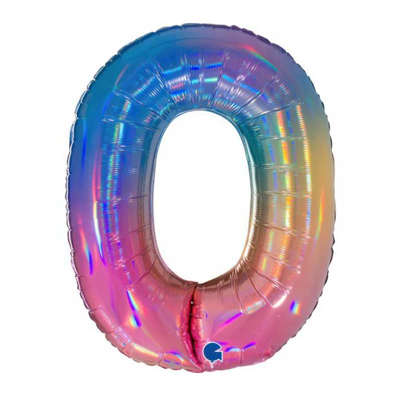 foliev balon 0 rainbow