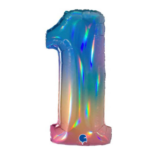 foliev balon 1 rainbow