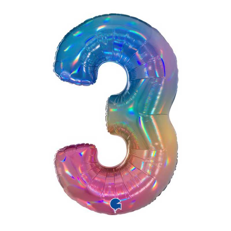 foliev balon 3 rainbow