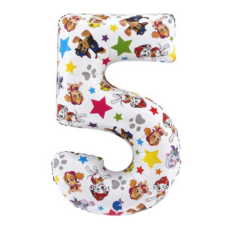 foliev balon 5 paw patrol