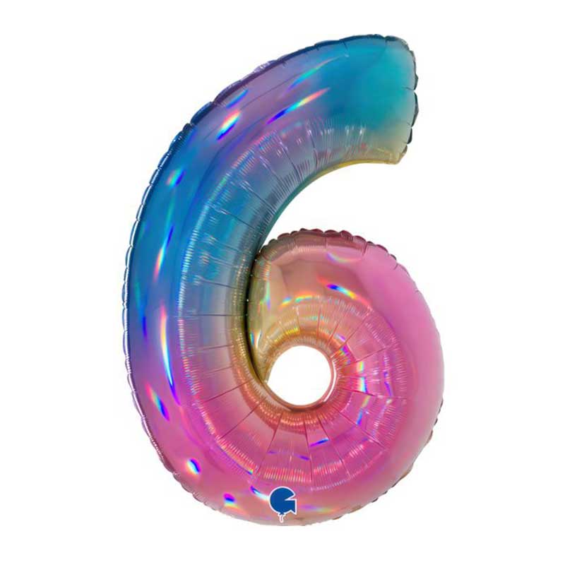 foliev balon 6 rainbow
