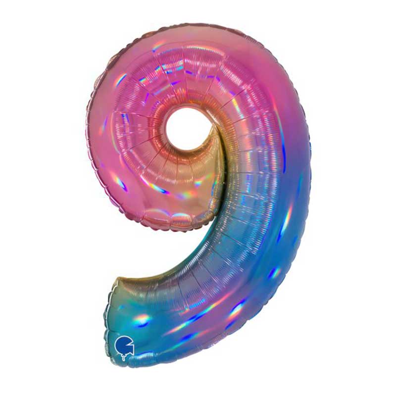 foliev balon 9 rainbow