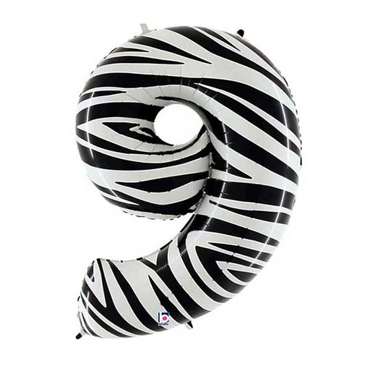 foliev balon zebra 9
