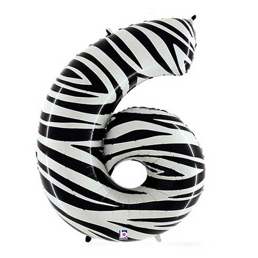 foliev balon zebra 6
