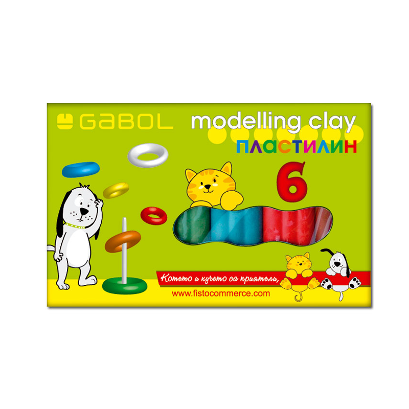 Пластелин Gabol - Ученически пособия и арт и крафт материали