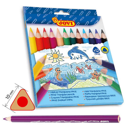 Цветни моливи Jumbo - Ученически пособия и арт материали