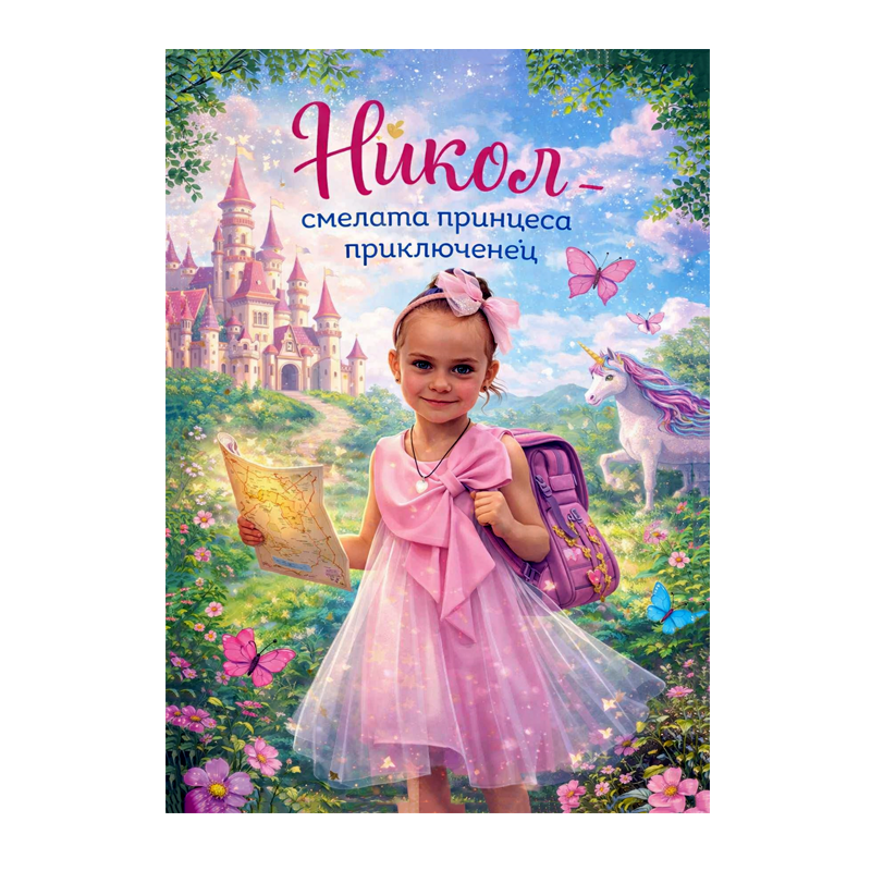Персонализирана книги и приказка за момиче - подарък за дете