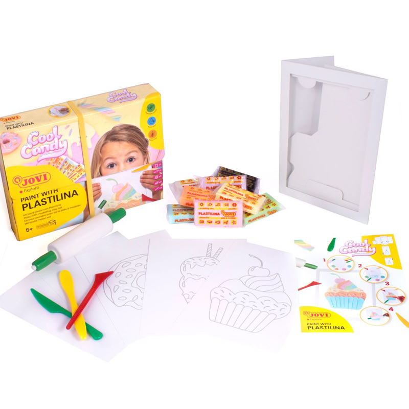 Комплект за рисуване с пластилин - Арт и крафт материали