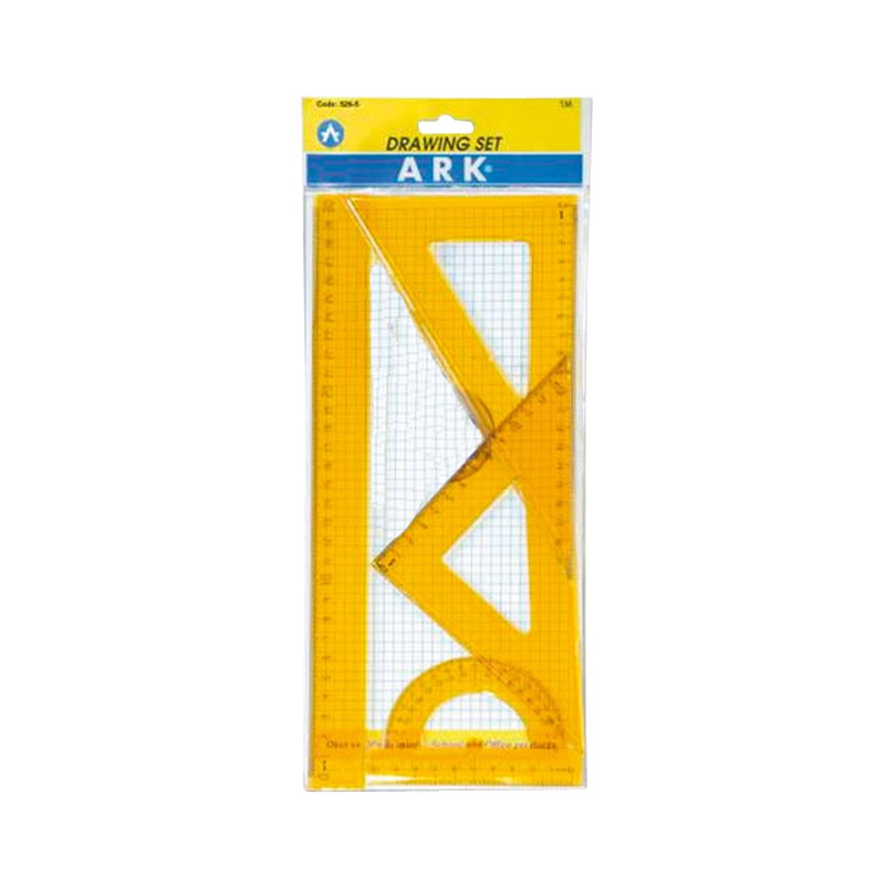 Чертожен комплект за училище - Линия триъгълник и транспортир. Ученически пособия и канцеларски материали