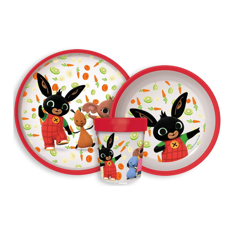 Комплект за хранене с чинийка купичка и чашка на Зайчето Бинг Bing