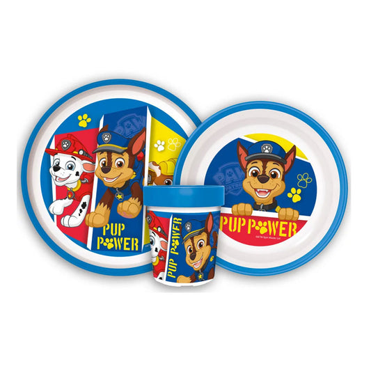 Детски комплект за хранене Пес Патрул - Аксесоари за деца чаша чиния и купичка Paw Patrol