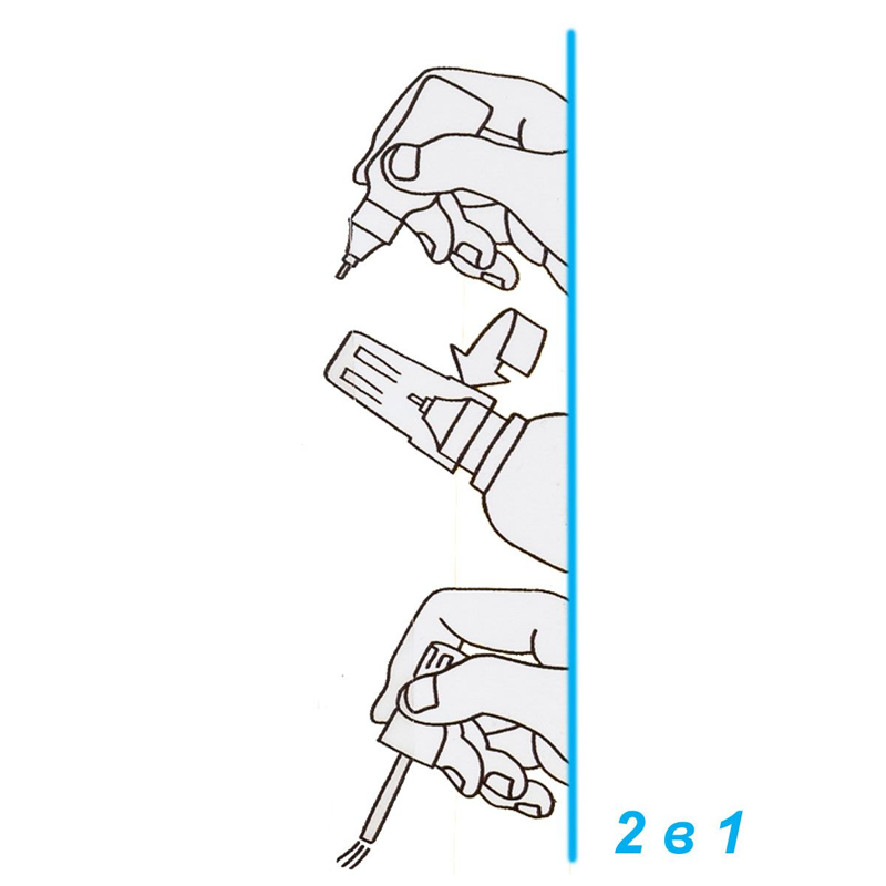 Korektor s chetka i pisalka Carioca - Uchenicheski posobiq i kancelarski materiali