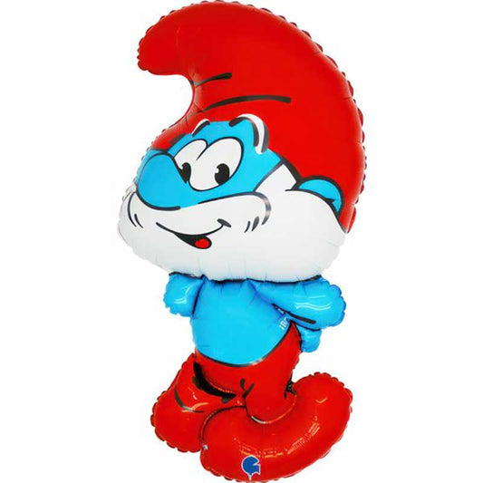 ФОЛИЕВ БАЛОН СМЪРФОВЕТЕ - ТАТКО СМЪРФ / THE SMURFS - PAPA SMURF 84 СМ