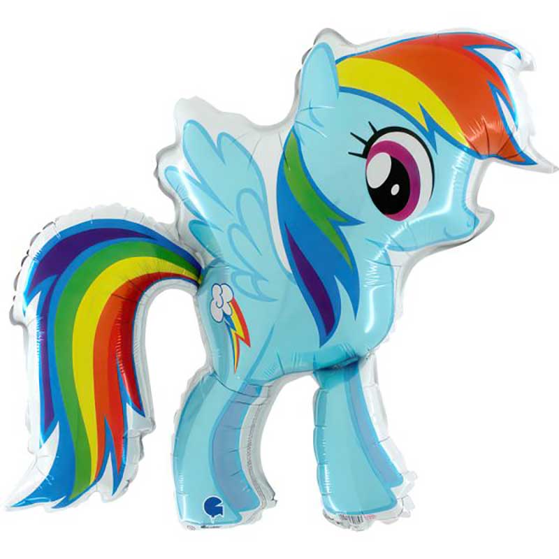 ФОЛИЕВ БАЛОН МАЛКОТО ПОНИ - RAINBOW DASH / MY LITTLE PONY 60 см