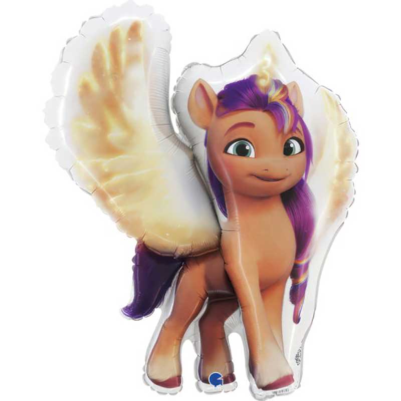 ФОЛИЕВ БАЛОН МАЛКОТО ПОНИ - SUNNY ALICORN / MY LITTLE PONY 73см