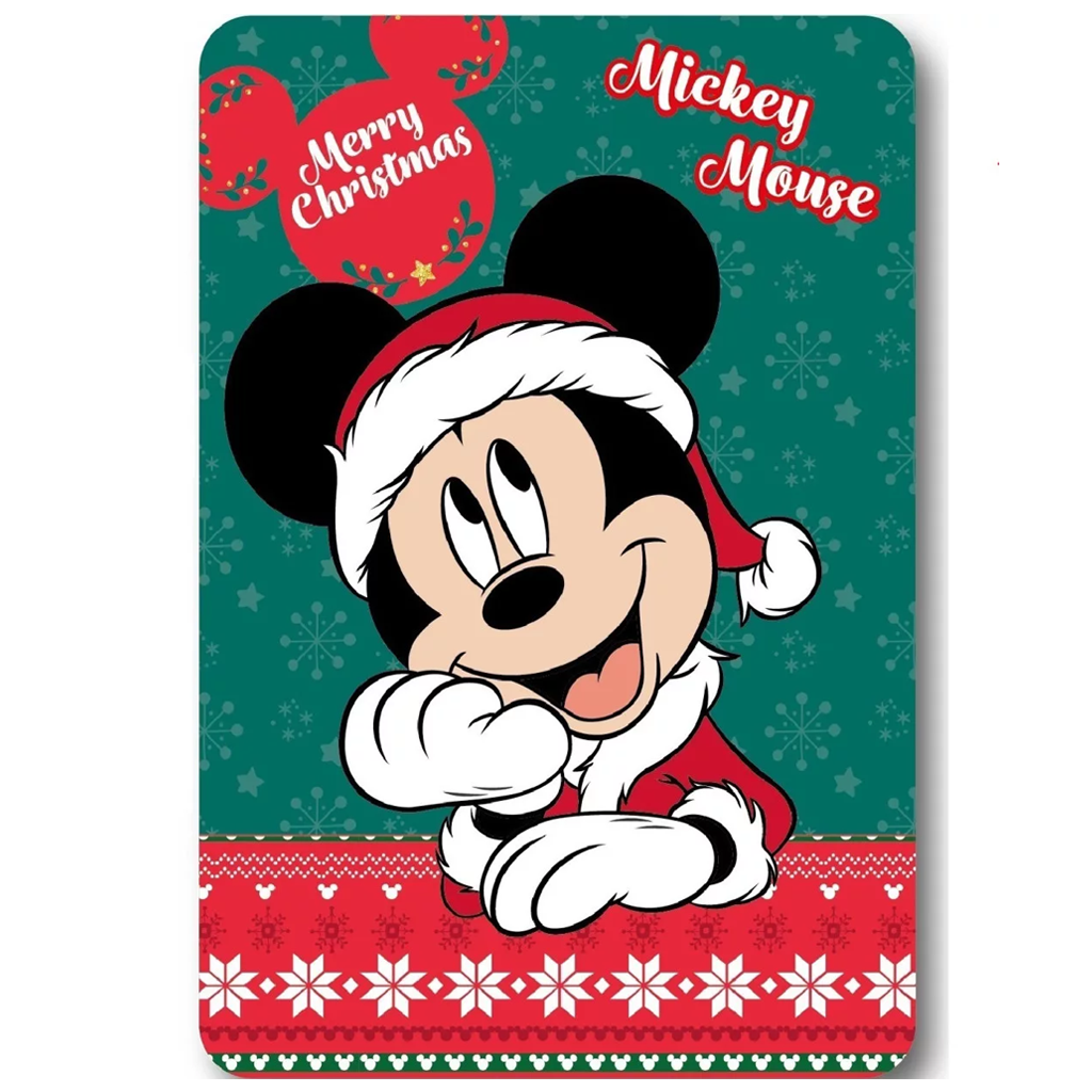 Коледно одеяло Мики Маус - Домашен текстил и аксесоари за детска стая Miki Maus