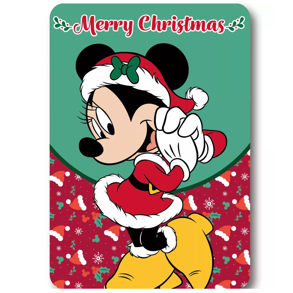 Коледно одеяло Мини Маус - Домашен трекстил и аксесоари за детска стая Mini Maus