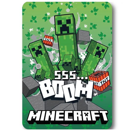 Детско одеяло Майнкрафт minecraft - Домашен текстил и аксесоари за детска стая