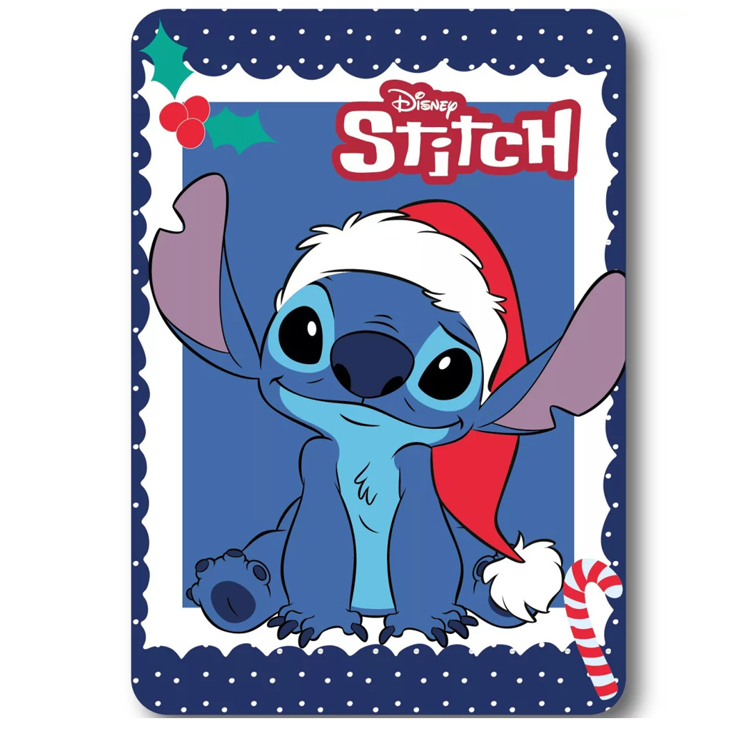 Коледно одеяло Лило и Стич - Домашен текстил и аксесоари за детска стая Lilo i Stitch Disney