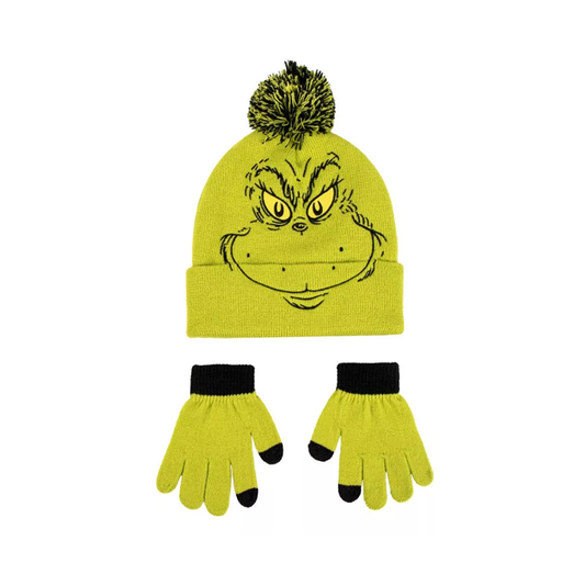 Комплект Шапка и ръкавици Гринч Grinch 