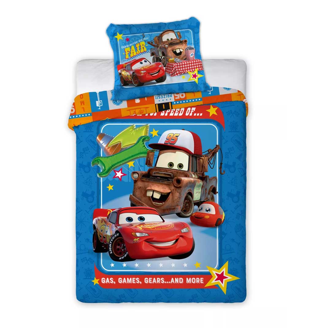 Детски спален комплект Маккуин Дисни Колите - Спално бельо Disney Cars