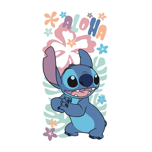 Плажна кърпа Лило и Стич 