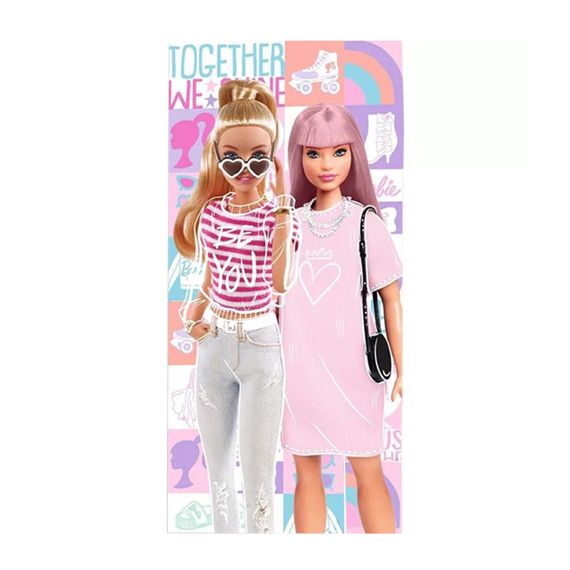 Плажна кърпа Барби - Детски хавлии и аксесоари Barbie