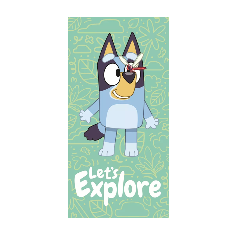 Плажна кърпа Блуи - Детски хавлии и аксесоари за плаж Bluey