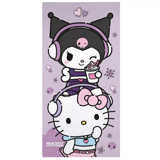 Плажна кърпа Хелоу Кити - Детски хавлии и аксесоари за плаж Hello Kitty