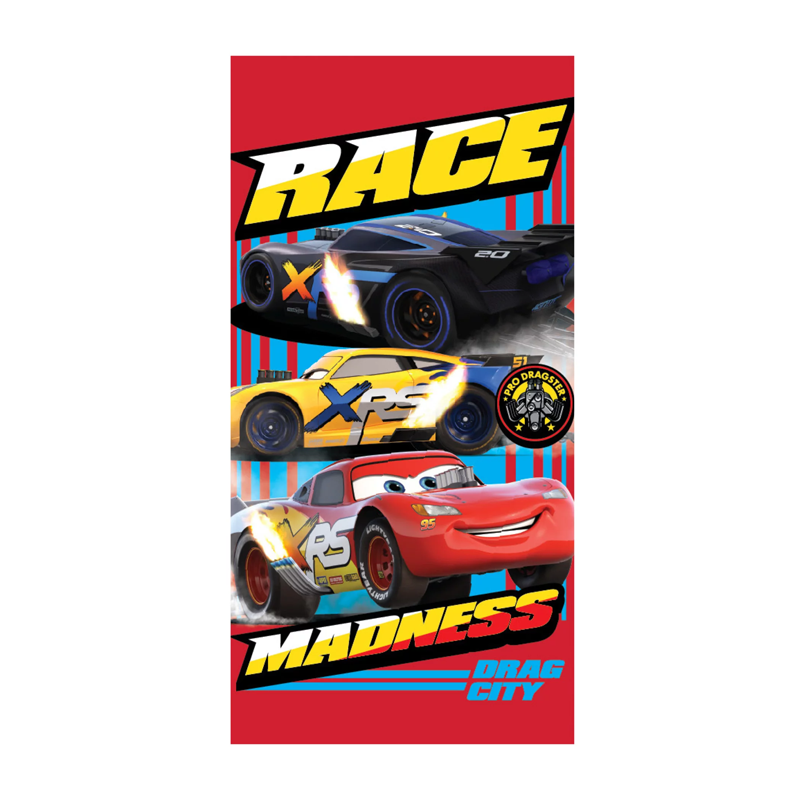 Плажна кърпа Маккуин Дисни колите - детски хавлии и аксесоари за плаж Disney Cars
