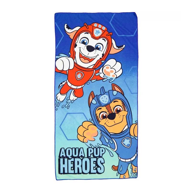 Detska plajna karpa havliq Pes Patrul - Detski havlii za plaj i aksesoari Paw Patrol