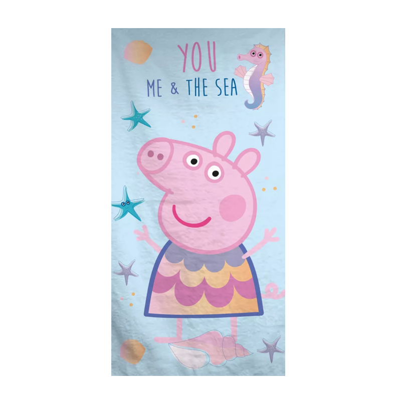 плажна кърпа Прасенцето Пепа - Аксесоари за плаж кърпи и хавлии Peppa Pig