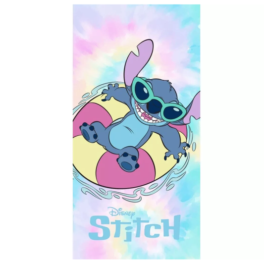 Плажна кърпа хавлия Лило и Стич - Детски аксесоари за лято и плаж