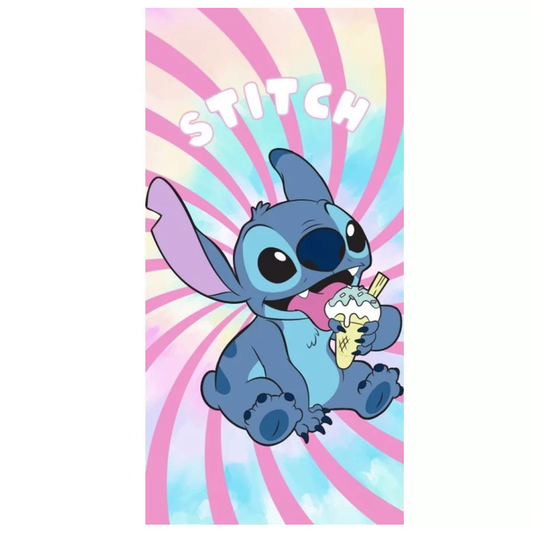 Плажна кърпа хавлия Лило и Стич - Детски аксесоари за лято и плаж