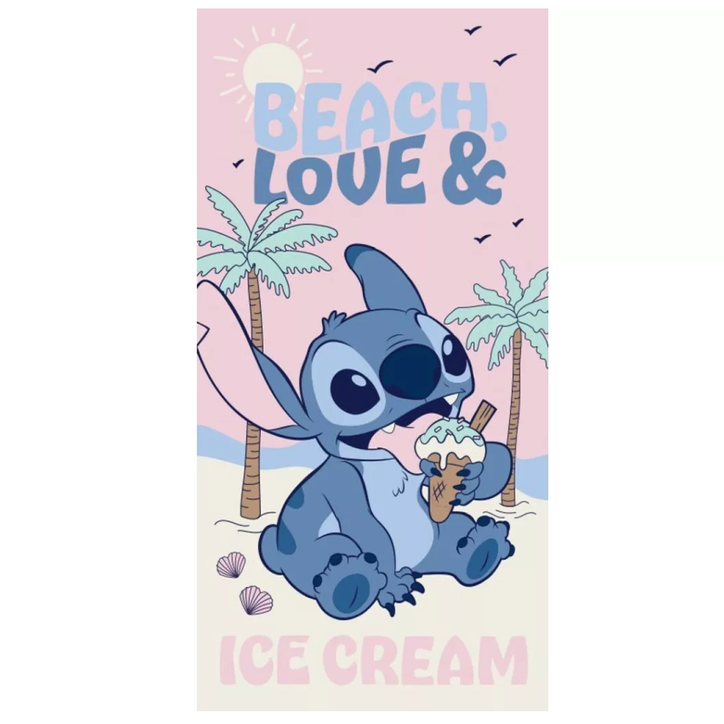 Плажна кърпа хавлия Лило и Стич - Детски аксесоари за лято и плаж