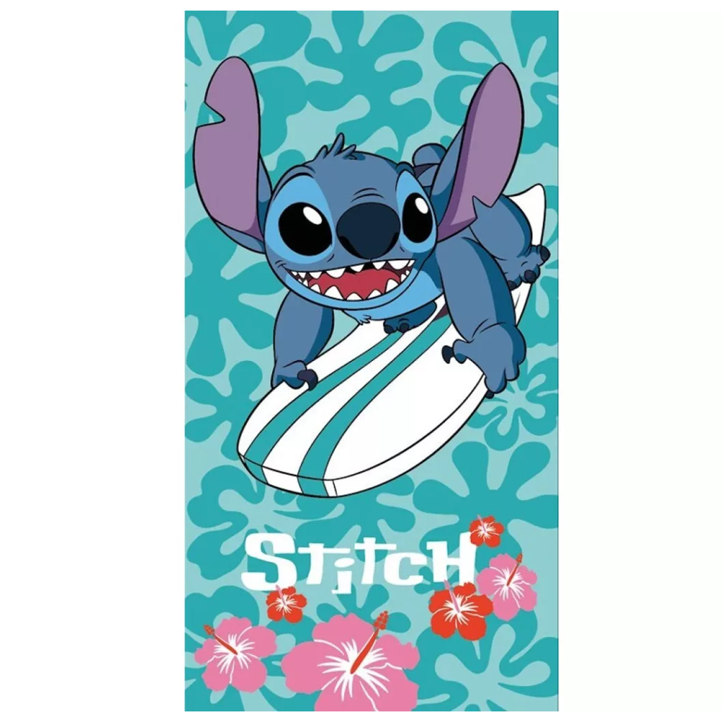 Плажна кърпа хавлия Лило и Стич - Детски аксесоари за лято и плаж